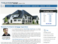 Tablet Screenshot of ontariomortgagesuperstore.com